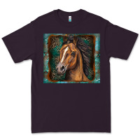 Plum western horse Premium Tee - Zillion Design Studio