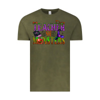 Vintage Olive teacher of monsters Vintage Tee - BundleAndBundleShop