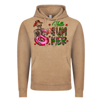 Vintage Coffee hello summer Vintage Hoodie - CowhideDigitalArt