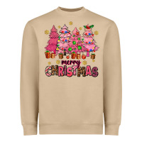 Mushroom pink christmas trees Heavyweight Sweatshirt - AdoDesignShop