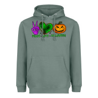 Sage peace love halloween Heavyweight Hoodie - BundleAndBundleShop