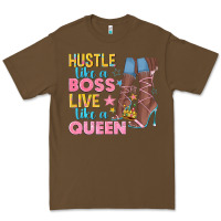 Cacao hustle like a boss live like a queen Premium Tee - texasbilliewilder