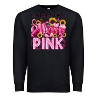Black in october we wear pink football Premium Sweatshirt - LillyAllenDesigns