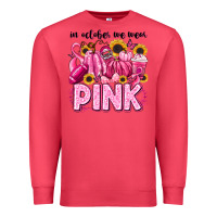 Cardinal in october we wear pink football Premium Sweatshirt - LillyAllenDesigns