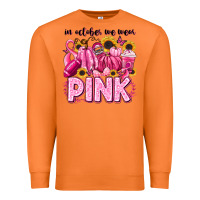 Carrot in october we wear pink football Premium Sweatshirt - LillyAllenDesigns
