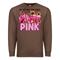 Chestnut in october we wear pink football Premium Sweatshirt - LillyAllenDesigns