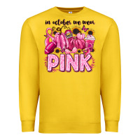 Lemon in october we wear pink football Premium Sweatshirt - LillyAllenDesigns