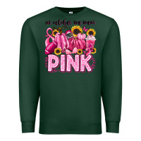 Sports Green in october we wear pink football Premium Sweatshirt - LillyAllenDesigns