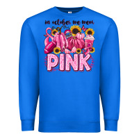 In October We Wear Pink Football Premium Sweatshirt | Teevron