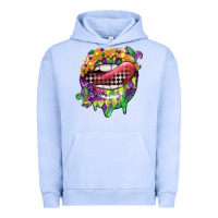 Pigment Grape Ice mardi gras lips Urban Hoodie - CowGirlArtShop