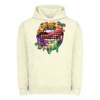 Mardi Gras Lips Urban Hoodie | Teevron