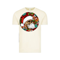 Vintage Arctic Christmas hippie skeleton santa ornament Vintage Tee - Artiststas