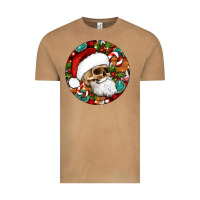 Vintage Camel Christmas hippie skeleton santa ornament Vintage Tee - Artiststas
