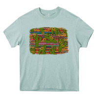 Arona cinco de mayo sunflower and cactus background Heavy Core Tee - Artiststas