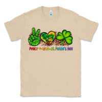Mushroom peace love st patty's day Classic Tee - Artiststas