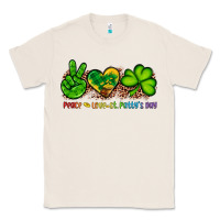 Natural peace love st patty's day Classic Tee - Artiststas