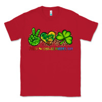 Red peace love st patty's day Classic Tee - Artiststas
