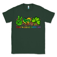 Sports Green peace love st patty's day Classic Tee - Artiststas