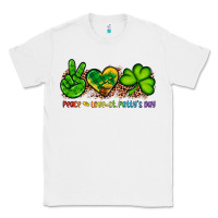 White peace love st patty's day Classic Tee - Artiststas