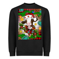Black christmas cow air freshener Heavyweight Sweatshirt - Artiststas