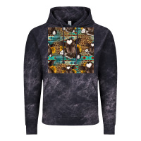 Cloud Black western baby calf seamless pattern Vintage Hoodie - HRA Design Shop
