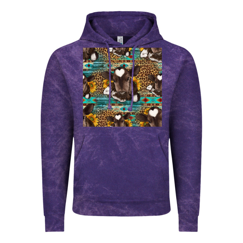 Western Baby Calf Seamless Pattern Vintage Hoodie by HRA Design Shop | Teevron