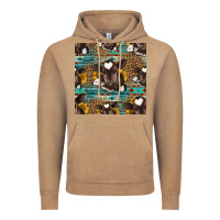 Vintage Coffee western baby calf seamless pattern Vintage Hoodie - HRA Design Shop