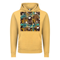 Vintage Mustard western baby calf seamless pattern Vintage Hoodie - HRA Design Shop