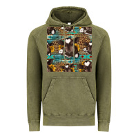 Vintage Olive western baby calf seamless pattern Vintage Hoodie - HRA Design Shop