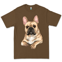 Cacao French bulldog sitting Premium Tee - RanaPortraitStore