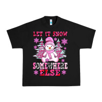 Black let it snow somewhere else Urban Heavy Tee - AdoDesignShop