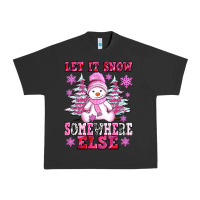 Pigment Black let it snow somewhere else Urban Heavy Tee - AdoDesignShop