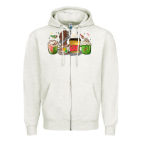 Juneteenth Coffee Cups Zipper Hoodie | Teevron