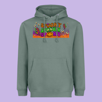 Spooky  Libbey Glass Heavyweight Hoodie Designed By Bundleandbundleshop