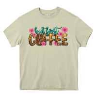 Mossy but first coffee Heavy Core Tee - texasbilliewilder