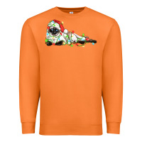Carrot christmas siamese cat Premium Sweatshirt - LillyAllenDesigns