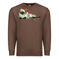 Chestnut christmas siamese cat Premium Sweatshirt - LillyAllenDesigns