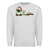 Dove Grey christmas siamese cat Premium Sweatshirt - LillyAllenDesigns