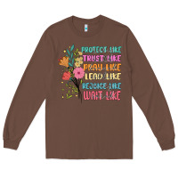Chestnut women of the bible Long Sleeve Tee - JahusDesignShop