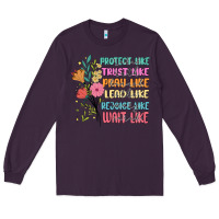 Plum women of the bible Long Sleeve Tee - JahusDesignShop