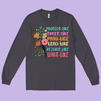 Women Of The Bible Long Sleeve Tee Designed By Jahusdesignshop
