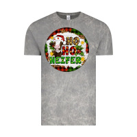Cloud Rock Christmas ho ho heifer Vintage Tee - Artiststas