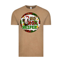 Vintage Coffee Christmas ho ho heifer Vintage Tee - Artiststas