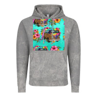 Cloud Rock floral hippie truck seamless pattern Vintage Hoodie - HRA Design Shop