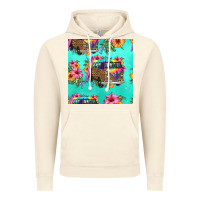 Vintage Artic floral hippie truck seamless pattern Vintage Hoodie - HRA Design Shop