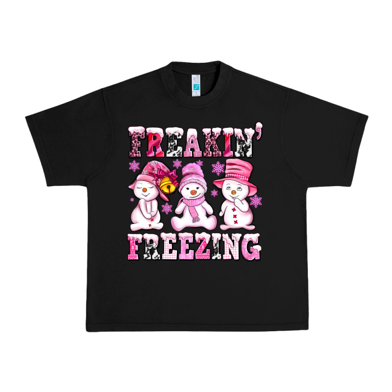 Freaking Freezing With Snowmans Urban Heavy Tee by AdoDesignShop | Teevron