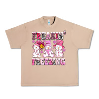 Burro freaking freezing with Snowmans Urban Heavy Tee - AdoDesignShop
