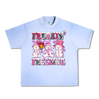 Grape Ice freaking freezing with Snowmans Urban Heavy Tee - AdoDesignShop