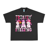Pigment Black freaking freezing with Snowmans Urban Heavy Tee - AdoDesignShop