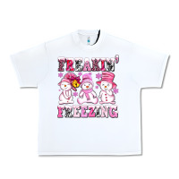 White freaking freezing with Snowmans Urban Heavy Tee - AdoDesignShop